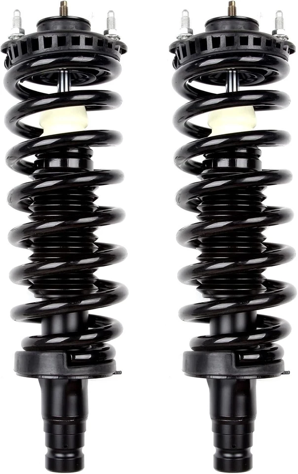 Conjunto de resorte de amortiguador de puntales delanteros de 2 piezas 171341 para Envoy Ranier Trailblazer Foto 1 de 4