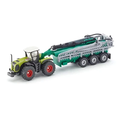 siku 1827, Claas Xerion with Vacuum Tanker, 1:87, Metal/Plastic, Green, Extendab - Image 1 of 4