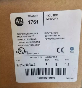 1PC Sealed AB 1761-L10BWA MICROLOGIX 1000 Controller 1761L10BWA Free Shipping - Picture 1 of 2