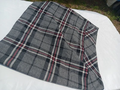 Falda a Cuadros EDDIE BAUER Vintage Roja y Gris - Para Mujer Talla 12 Foto 1 de 4