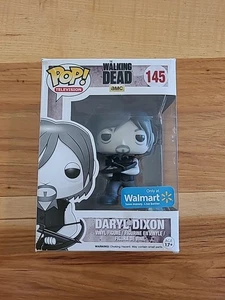 Funko Pop! Walking Dead #145 Daryl Dixon Gray Scale Figure Walmart Acceptable - Picture 1 of 8