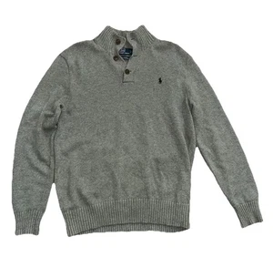 Polo Ralph Lauren Vintage Knit Sweater Sage Green Size Medium  - Picture 1 of 4