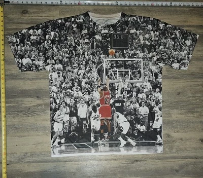 Camisa para hombre Air Jordan ICONIC 1998 THE LAST SHOT gráfica 2XL.  VINTAGE. Foto 1 de 3
