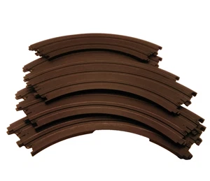 Vintage AFX Tomy Aurora Slot Car Track Bend Curve R 9” 229mm  1/4 Circle X8 - Picture 1 of 9