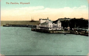Weymouth Pavilion Pier Birds Eye England UK Postcard E74 - Picture 1 of 2