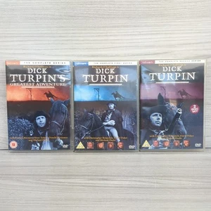 Dick Turpin Complete Series 1 & 2 DVD Richard O'Sullivan 2004 - Foto 1 di 5