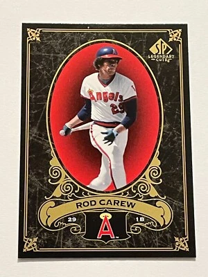 Béisbol Upper Deck SP 2007 Legendary Cuts #15 - Rod Carew - California Angels Foto 1 de 2
