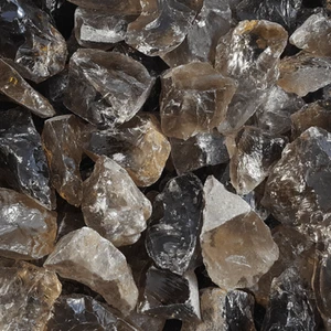 Smokey Quartz Raw Healing Crystal Natural Rough Stone Rock Gift Bag 20 - 30 mm - Picture 1 of 3