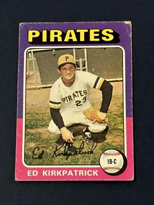 1975 Topps Mini Ed Kirkpatrick #171 Pittsburgh Pirates (D) - Image 1 of 2
