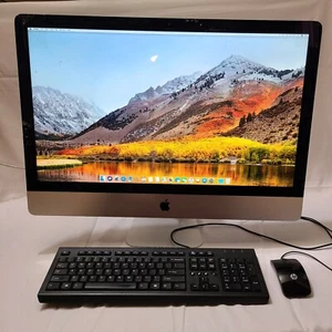 Apple iMac MD095LL/A Late 2012 A1419 27” AIO i5-3470S 16GB 1TB HDD-CrackedScreen - Picture 1 of 24