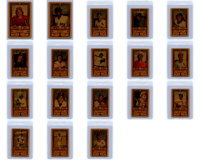 1983 Perma-Graphics Topps Super Star Credit Cards GOLD Complete Set of 36 Rose - Image 1 of 4