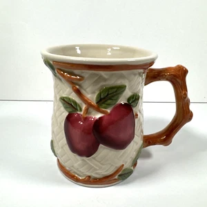 Vintage Franciscan Apple Basket Weave Coffee Mug - Picture 1 of 6