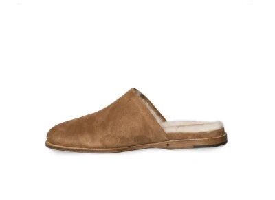 Nuevas Zapatillas Ugg Château Sin Cordones Gamuza Castaño Toscana Piel de Oveja EE. UU. 9 Mujeres Foto 1 de 3