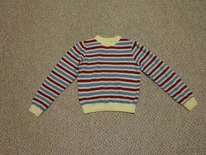 Cherly Tiegs Girls Sweatshirt Striped M  - Picture 1 of 8