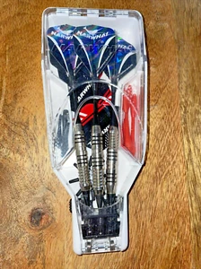 💥NARWHAL Blue Tournament DARTS ~Soft Tip with case EXTRA Shafts Tips ~ New - Picture 1 of 7