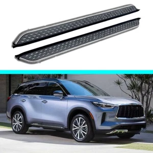 2PCS Side Step fits for Infiniti QX60 2022-2025 Running Board Nerfbars Aluminium - Picture 1 of 7