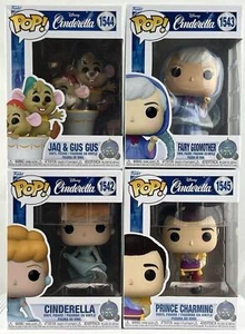 Funko Pop! Cinderella 75th Anniversary (SET of 4) Vinyl Figures - (SHIPS FAST) - Picture 1 of 7