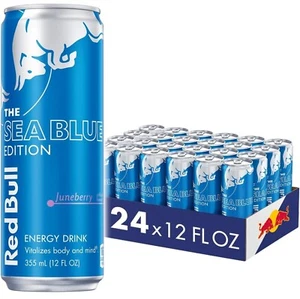 Red Bull Sea Blue Edition Juneberry 12 fl. oz. can (Pack of 24) - Picture 1 of 1