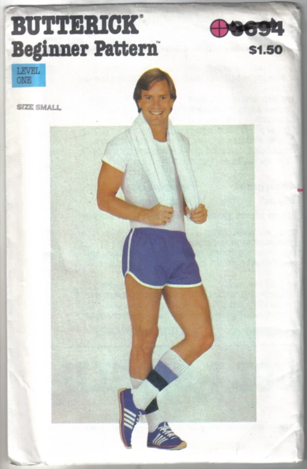 Pantalones Cortos Butterick 3694 Para Hombre Talla Pequeña SIN CORTAR FF Foto 1 de 1