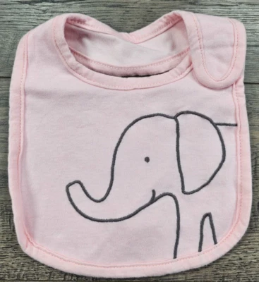 Babador Baby Girl Carter's Pink Elephant - Imagem 1 de 2