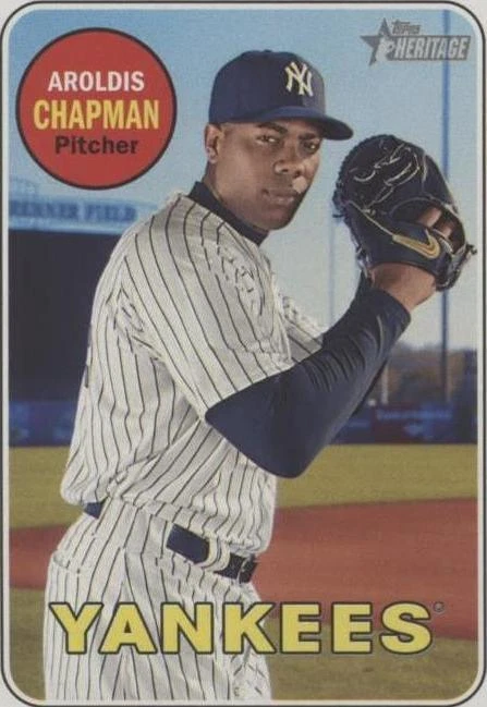 2018 Topps Heritage - Aroldis Chapman #140