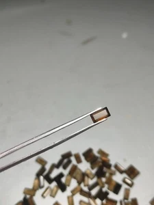 Smoky Quartz Baguette Cut 8x4mm Faceted Gem Sleek Linear Style - Picture 1 of 5