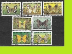 Uzbekistan 1995 Butterflies and Moths - Insects - Fauna - Used - Picture 1 of 1