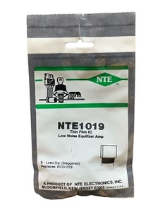 Amplificatore equalizzatore NTE1019 pellicola sottile se basso rumore SIP9 sfalsato sostituisce ECG1019 - Foto 1 di 1