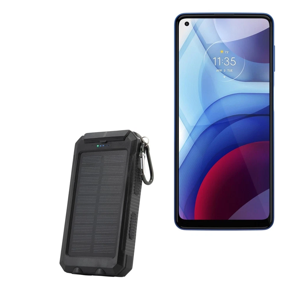 Banco de alimentación compatible con Motorola Moto G Power (2021) - Solar Rejuva PowerP... Foto 1 de 4