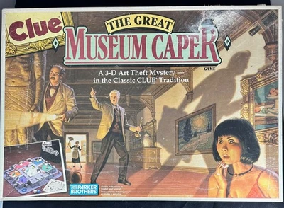 CLUE The Great Museum Caper 3D Board Game COMPLETE Vintage 1991 Parker Brothers - Image 1 of 2