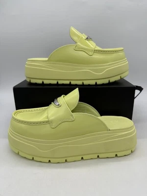 Air Jordan Mule Women's size 11 Soft Yellow Polished Leather Shoes HJ4292 302 - Image 1 of 4