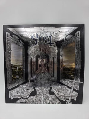 Ghost Skeletá Oxidized Metallic Silver Liquid Filled Vinyl Bad World - Image 1 of 4