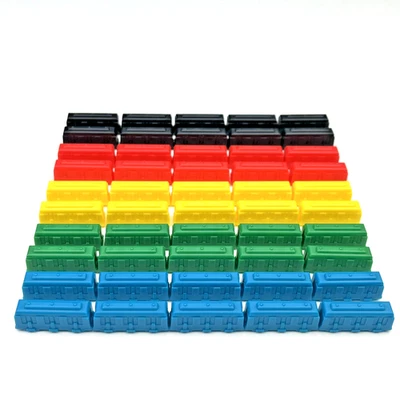 Jogo de tabuleiro Ticket to Ride 2016 7201 peças de reposição 50 vagões de trem coloridos - Imagem 1 de 4