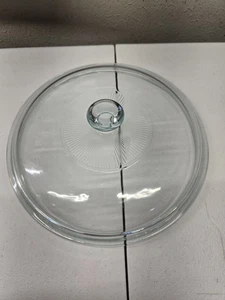 Pyrex 624C Deckel Rund Klarglas Kasserolle 2 Quart Original Artikel Backen Backformen - Bild 1 von 2
