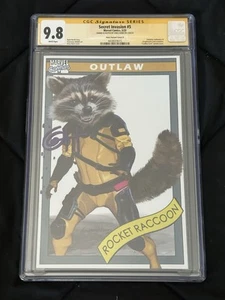 CGC Signature Series 9.8 Secret Invasion #5 Greg Horn Art Rocket Raccoon Cover D - Picture 1 of 4