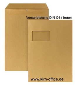 20 Versandtaschen C4 mit Fenster Umschlag Briefumschlag 229 x 324 mm 90g/m² - Bild 1 von 1