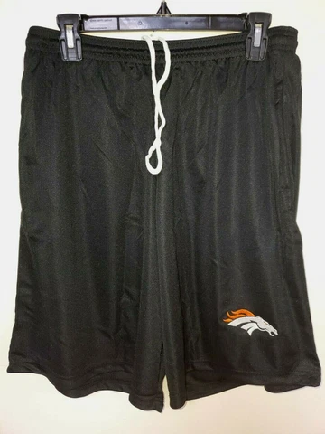 0724 Mens NFL DENVER BRONCOS Polyester Jersey SHORTS Embroidered W/Pockets NEW Cover