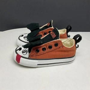 Converse Shoes Kids 6 Toddler Chuck Taylor All Star Low Top Sneakers Puppy Dog - Picture 1 of 8