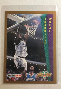 1992/93 Fleer Shaquille Oneal R/C Slam Dunk #298 - Picture 1 of 2