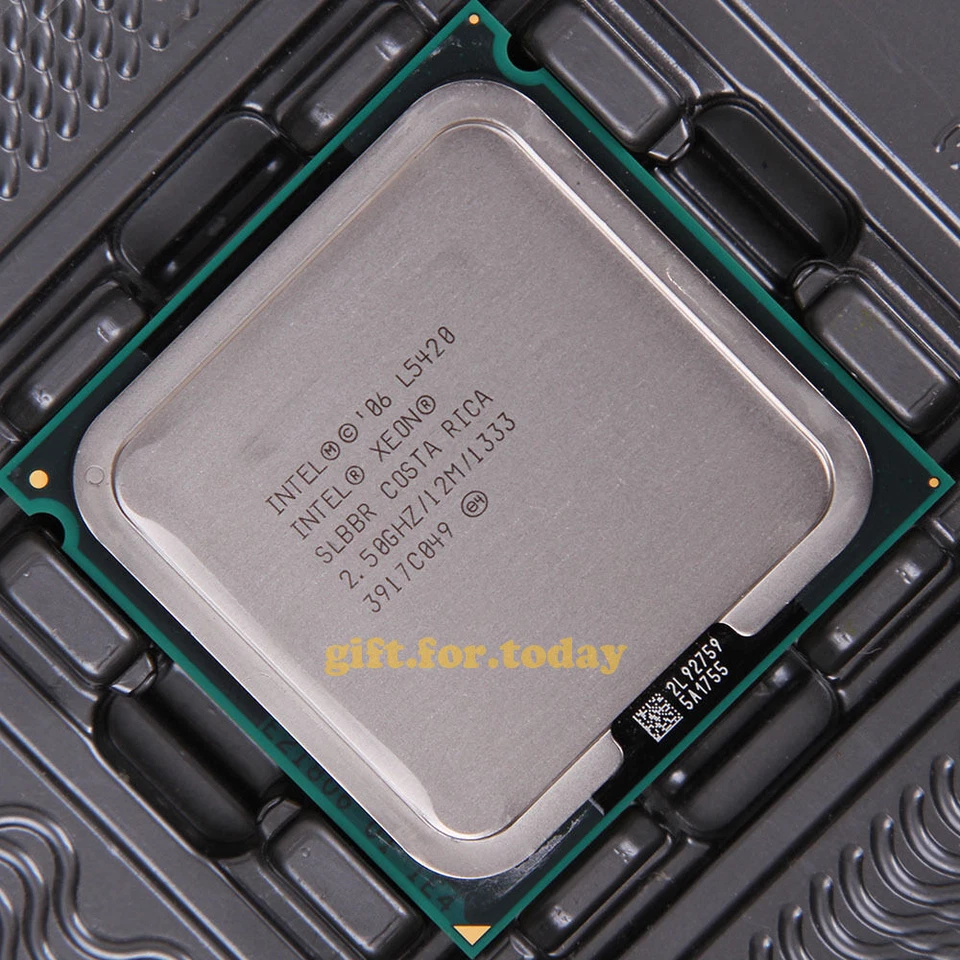 Intel Xeon L5420 SLBBR SLARP 2.5 GHz LGA 771 Quad-Core Processor CPU - Image 1 of 1