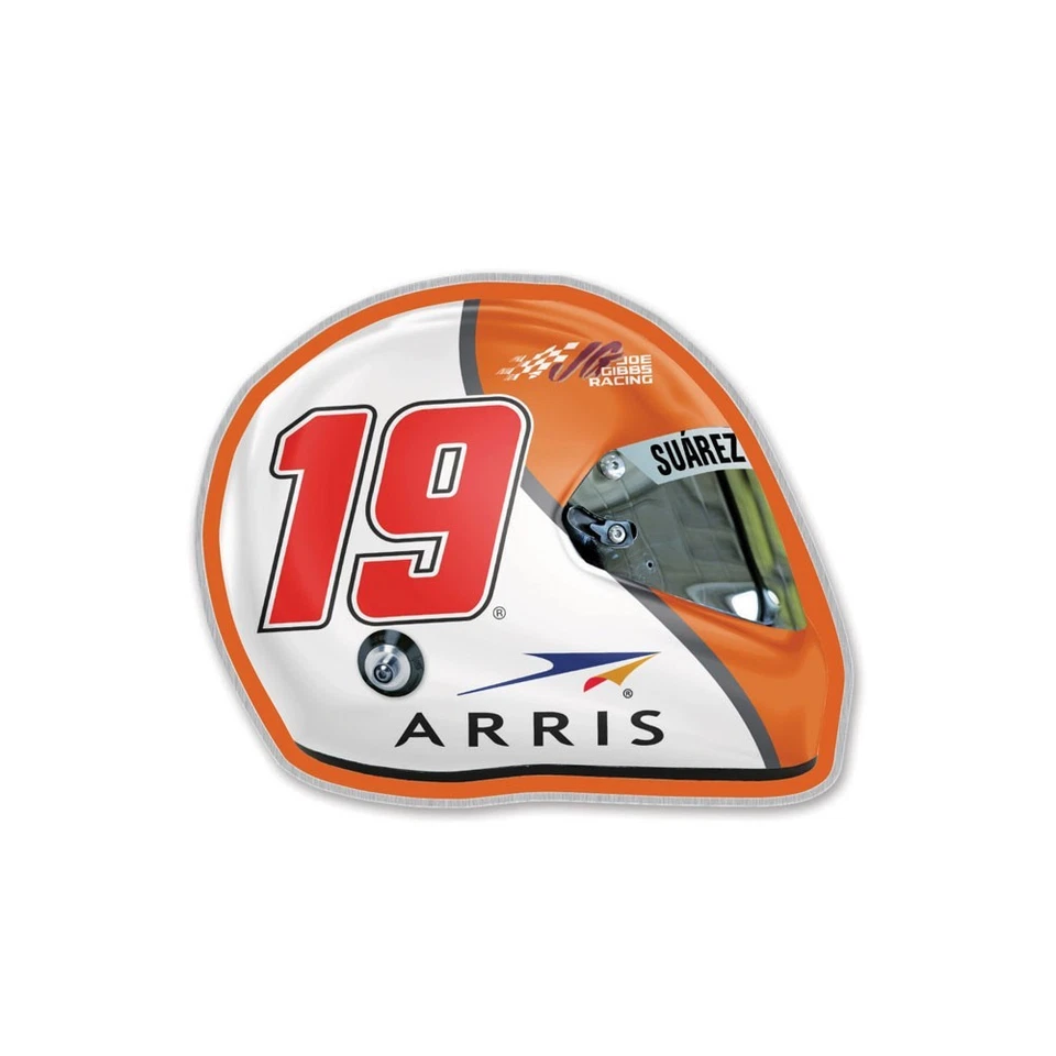 Daniel Suarez 2017 Wincraft #19 Arris Helmet Pin Carded FREE SHIP - Image 1 of 1