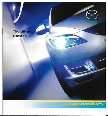 Mazda 6 2007-08 UK Market Launch 16pp Sales Brochure S TS TS2 Sport SL - Image 1 of 2