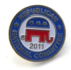 Vintage RNC 2011 Pin Emaille Republikanisches Nationalkomitee Politik Hut Revers - Bild 1 von 6