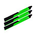 Microheli Carbon Plastic Triple Main Blade (For MH-I180001TBK Series) (GREEN)