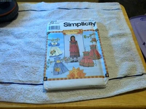 simplicity 8098 Size 3-6 Cute Summer Dresses - Picture 1 of 1