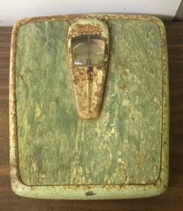 Vintage Harmony House Scale Sea Foam Green Bathroom Scale Weight Pounds Decor - Picture 1 of 10