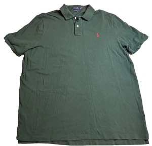 Polo by Ralph Lauren Green SS Mens Polo Shirt Sz XXL BIG FREE SHIPPING - Picture 1 of 3