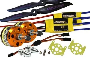 Torcster Antriebsset Brushless TwinStar II BL ND Multiplex MPX NEU&OVP - Picture 1 of 2