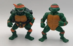 Figuras de colección TMNT Miguel Ángel 1988 + City Sewer Shell Miguel Ángel 1991 LEER - Imagen 1 de 9
