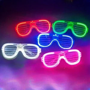 HWG LED Glow in the Dark Glasses Light Up Glasses for Neon Parties, Birthdays... - Picture 1 of 5